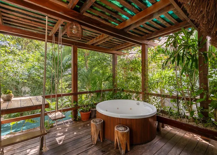 Luxury Jungle With Private Jacuzzi & Cenote Pool View Apartment